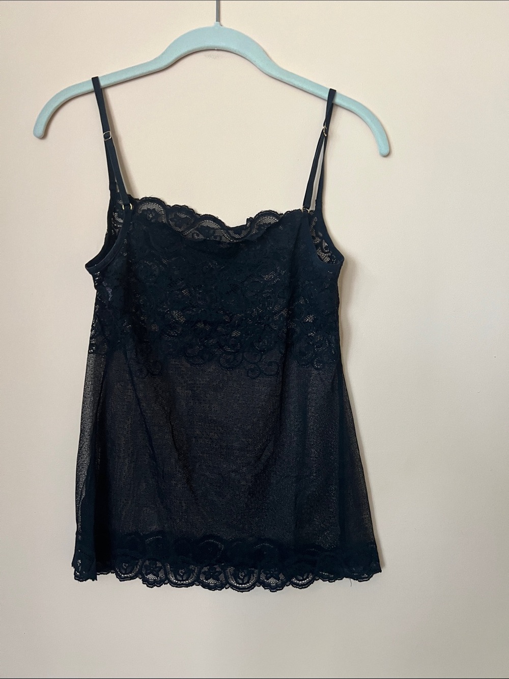 Commando camisole black lace S/M